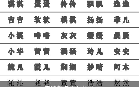 店肆起名吉凶批注