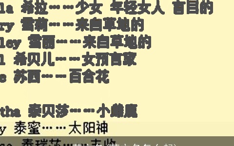 zoe英文名(英文名怎么起)