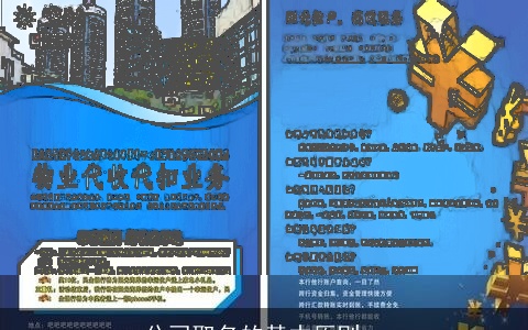 公司取名的基本原则　