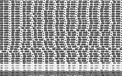 五行属木薛姓女孩名字大全