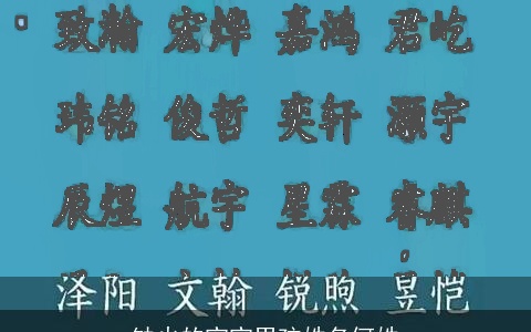 缺火的宝宝男孩姓名何姓