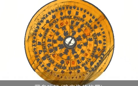 罗盘功能(确定像的位置)