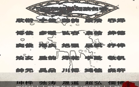 五行缺水女孩取名精选(五行缺水女孩)