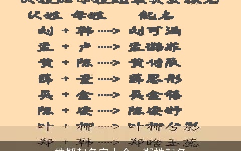 姓鄞起名字大全，鄞姓起名