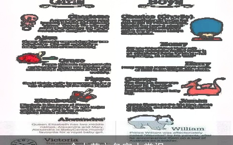 个人英文名字小常识