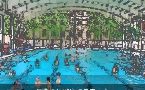 最典型的游泳馆名字大全