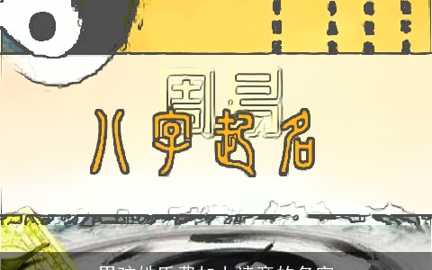 男孩姓氏费加上诗意的名字