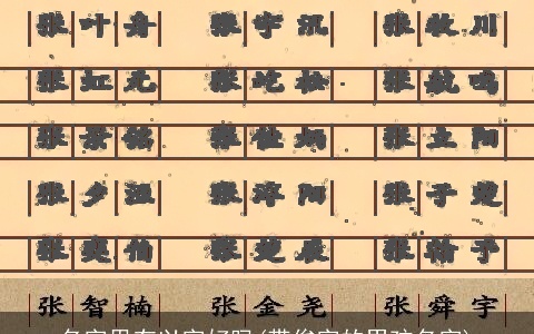 名字里有以字好吗(带俊字的男孩名字)