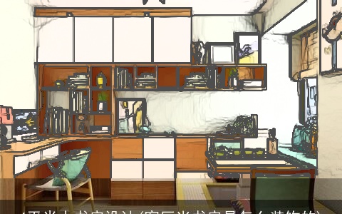 4平米小书房设计(客厅当书房是怎么装饰的)