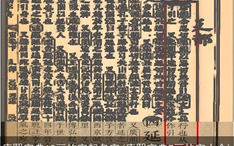 康熙字典19画的字起名字(康熙字典7画的字大全)