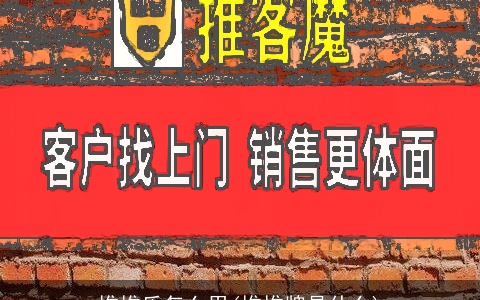 推推乐怎么用(推推牌是什么)