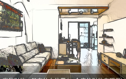 客厅财位一般在什么位置(一个店的财位在哪里)