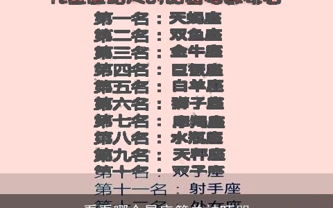 看看哪个星座简单被吓哭