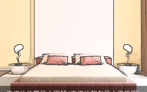 床摆放位置风水图解(床摆放朝向风水正确图)