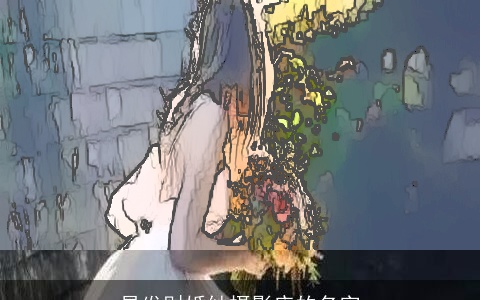 易发财婚纱摄影店的名字