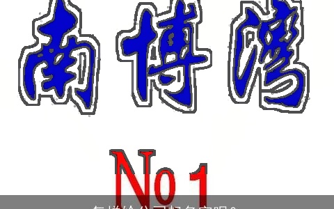 怎样给公司起名字呢？