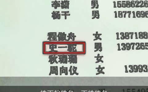 姓丙起姓名，丙姓姓名