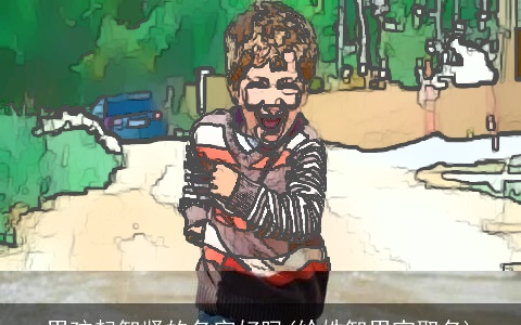 男孩起智贤的名字好吗(给姓智男宝取名)