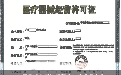 医疗器械公司注册营业执照姓名大全
