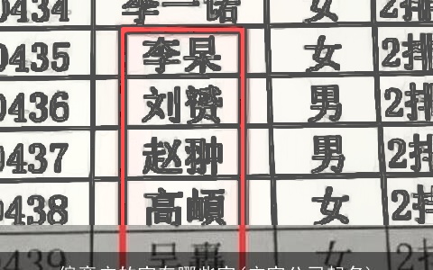 偏旁广的字有哪些字(广字公司起名)