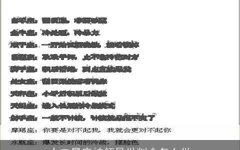 十二星座被领导批判会怎么做