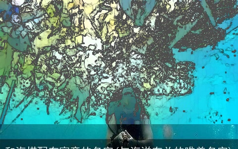和海搭配有寓意的名字(与海洋有关的唯美名字)