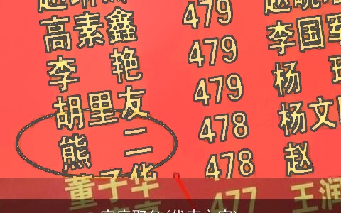 家庭取名(代表之家)