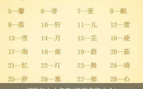 好听的上古名字(星星名称大全)