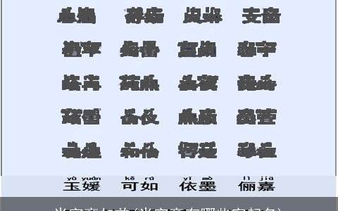 米字旁加兹(米字旁有哪些字起名)