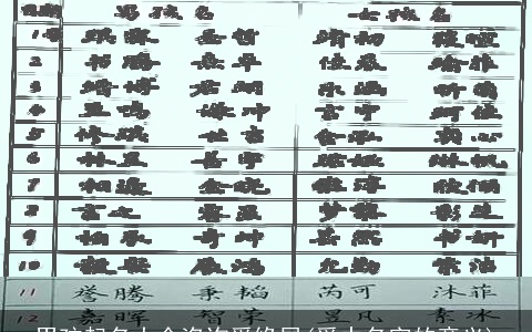 男孩起名大全咨询舜缘居(舜中名字的意义)