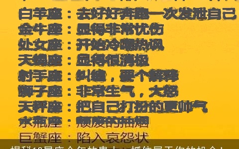 揭秘12星座今年的贵人，抓住属于你的机会！