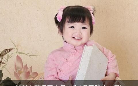 2023女孩名字大气文雅(名字简单大气)