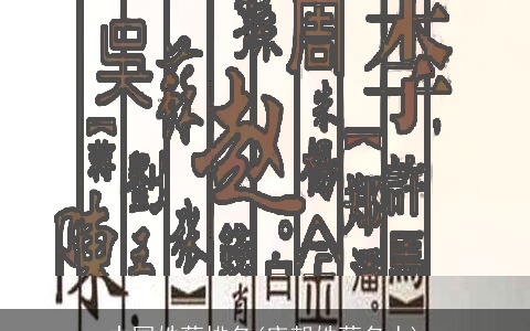 中国姓蔡排名(唐朝姓蔡名人)