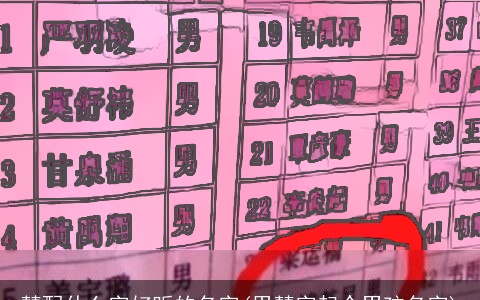 慧配什么字好听的名字(用慧字起个男孩名字)