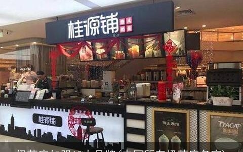 奶茶店加盟10大品牌(中国所有奶茶店名字)