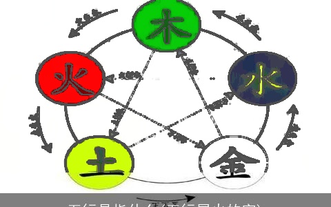 五行是指什么(五行属火的字)