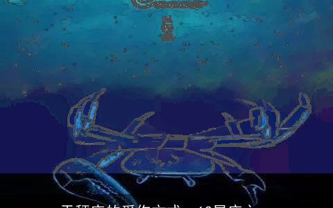 天秤座的爱你方式：12星座之一