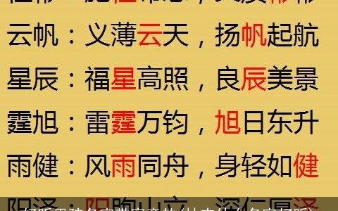 好听男孩名字带寓意的(林志什么名字好听)