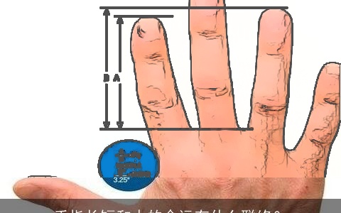 手指长短和人的命运有什么联络？