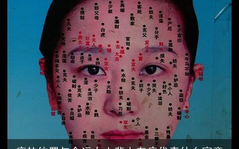 痣的位置与命运女人背上有痣代表什么寓意