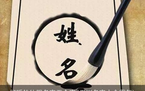 好听的仙盟名字五个字(五字名字大全霸气)