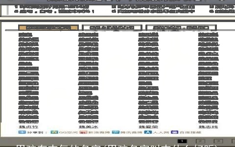 男孩有志气的名字(男孩名字叫志什么好听)