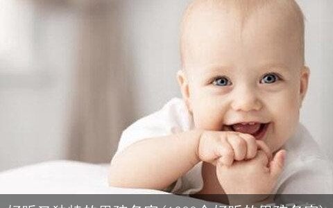 好听又独特的男孩名字(1200个好听的男孩名字)