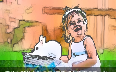 王什么慧的女孩名字(慧字取女宝宝名字女孩)