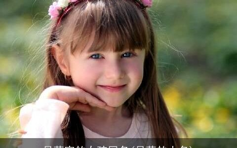 呆萌字的女孩网名(呆萌的小名)