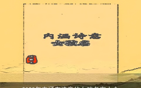 2023年内涵有诗意的女孩名字大全