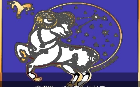 摩羯男：12星座中的代表