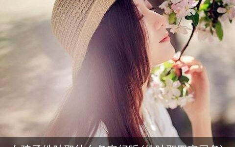 女孩子姓叶取什么名字好听(姓叶取四字网名)