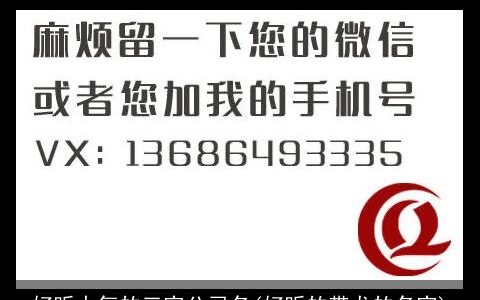 好听大气的三字公司名(好听的带龙的名字)