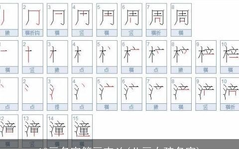 10画名字笔画吉凶(八画女孩名字)